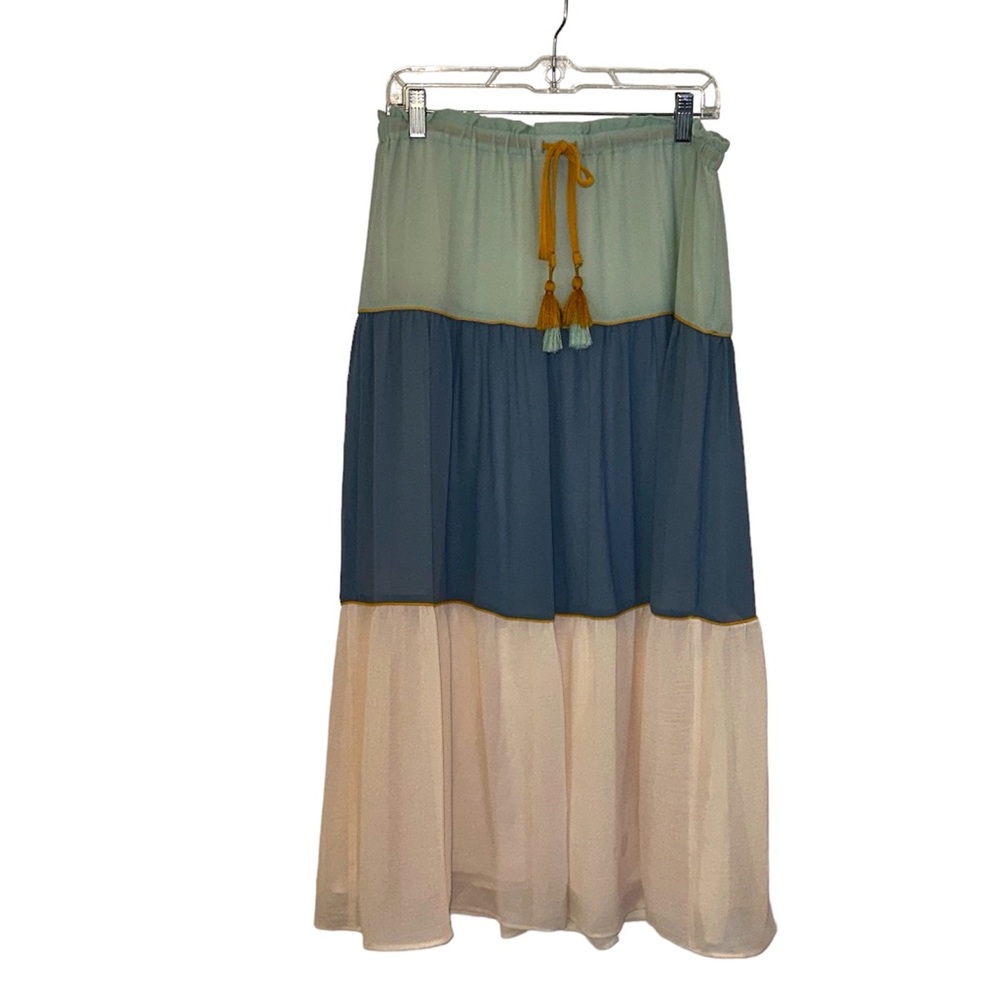 Loft maxi length bohemian skirt sz Small